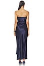 view 3 of 3 Angie Tie Front Maxi Dress in Navy