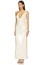 view 3 of 5 Johanna Sequin Maxi Dress in Cream
