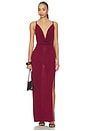 view 1 of 4 VESTIDO JOY MAXI in Burgundy