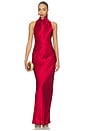 view 1 of 4 VESTIDO NARA MAXI in Deep Red