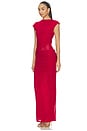 view 3 of 4 VESTIDO LORELAI MAXI in Deep Red