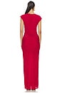 view 4 of 4 VESTIDO LORELAI MAXI in Deep Red