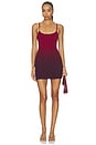 view 1 of 4 Odessa Knit Mini Dress in Plum Ombre