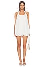 view 1 of 3 Valencia Bubble Mini Dress in White