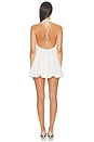 view 3 of 3 Valencia Bubble Mini Dress in White