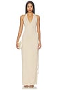 view 1 of 4 VESTIDO TIARE SHIMMER MAXI in Beige