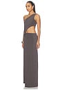 view 3 of 4 VESTIDO ORLA MAXI in Charcoal