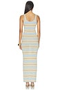 view 3 of 4 VESTIDO MALINA SHIMMER MAXI  in Blue Stripe