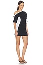 view 2 of 3 Orsino Off Shoulder Mini Dress in Black 