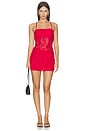 view 1 of 4 Sofie Lace Mini Dress in Red