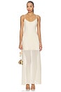 view 1 of 3 ROBE MAXI EN MESH ALESSANDRA  in Vanilla