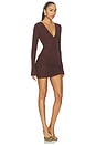 view 2 of 4 Vesna Mini Dress in Chocolate