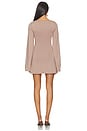 view 4 of 4 Laura Mini Dress in Mushroom