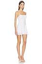 view 2 of 4 Jenna Mini Dress in White Ditsy