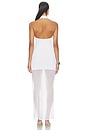 view 4 of 3 Sommer Halter Maxi Dress in White