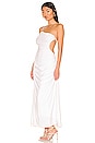 view 3 of 4 x MOLLY KING Monaco Dress in White