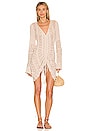 view 1 of 3 Fate Mini Dress in Beige