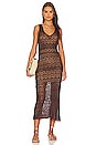 view 1 of 3 x REVOLVE Shona Maxi Dress in Chocolate Brown