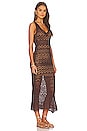 view 2 of 3 x REVOLVE Shona Maxi Dress in Chocolate Brown