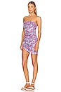 view 3 of 4 NAOMI 원피스 in Purple Flower