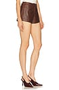 view 2 of 6 x REVOLVE Wendy Croc Mini Short in Brown