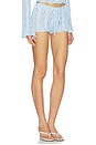 view 2 of 6 Crochet Hot Shorts in Baby Blue