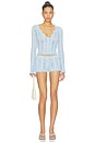 view 5 of 6 Crochet Hot Shorts in Baby Blue