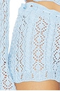 view 6 of 6 Crochet Hot Shorts in Baby Blue