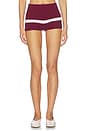 view 1 of 6 Carla Short in Cherry Stripe