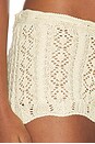 view 6 of 6 PANTALONES CORTOS CALIENTES DE CROCHET in Butter Yellow