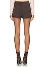 view 5 of 6 Dorothea Shorts in Charcoal