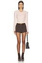 view 6 of 6 Dorothea Shorts in Charcoal