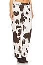view 2 of 6 Becks Cowhide Jean in Cow Hide