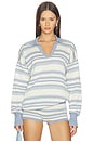 view 1 of 4 COMBINAISON NADA KNIT in Blue Stripe