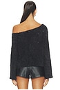 view 4 of 4 Crystal Sequin Knit Jumper in Black