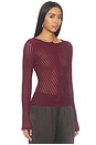 view 2 of 5 Norah Cardigan in Cherry