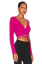 view 2 of 4 Prima Knit Top in Fuchsia