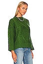 view 2 of 4 x REVOLVE Carrie Cable Knit Pullover in Green
