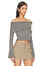 view 2 of 4 x Revolve Off Shoulder Sweater in Charcoal