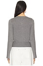 view 3 of 4 August Button Down Top in Grey