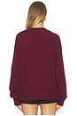 view 4 of 5 Elm Crew Knit Sweater in Cabernet