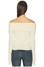 view 3 of 4 OFF SHOULDER セーター in Winter White