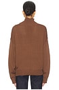 view 3 of 4 Elm High Neck Knit Jumper in Mocha