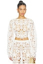 view 1 of 4 Tala Crochet Top in White