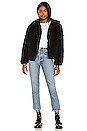 view 4 of 4 Sheepish Faux Fur Jacket in Black