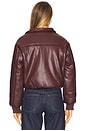 view 3 of 4 CHAQUETA THORNE BOMBER in Plum