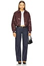 view 4 of 4 CHAQUETA THORNE BOMBER in Plum
