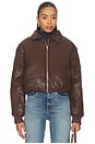 view 2 of 5 Thorne Bomber Jacket in Chocolate