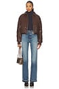 view 5 of 5 Thorne Bomber Jacket in Chocolate
