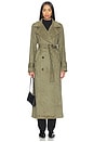 view 2 of 4 MANTEAU TRENCH in Olive